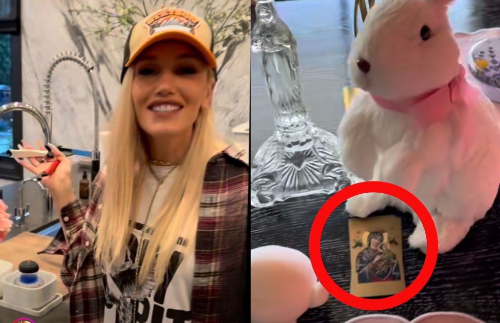 Singer Gwen Stefani Sneaks Our Lady of Perpetual Help Prayer Cards into ‘Happy Easter’&nbsp;Video