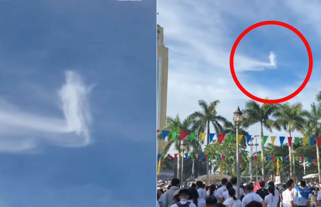 Did Jesus Appear in the Sky? Stunning Cloud Formation Spotted Above Basilica in Philippines Before&nbsp;Mass